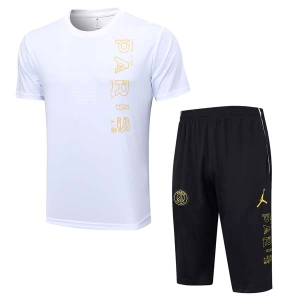 Camiseta Entrenamiento PSG Conjunto Completo 2023-24 Blanco